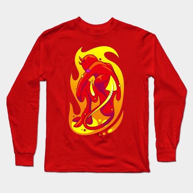 Inner Demon Long Sleeve T-Shirt by ArtisticDyslexia